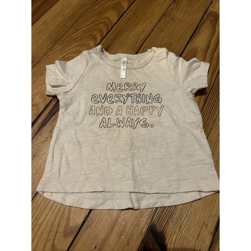 Rylee And Cru Christmas Shirt 0-3 Months Boy Girl Unisex